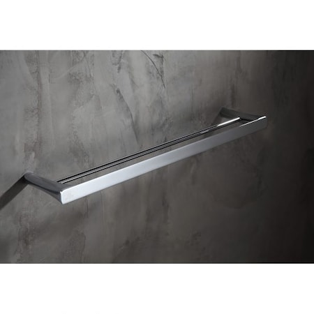 Anzzi Caster 3 Towel Bar in Polished Chrome AC-AZ057